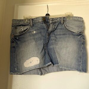 Gap denim mini skirt